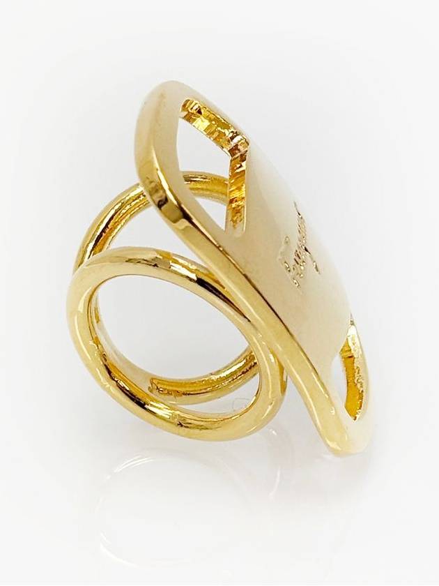 Ferragamo gold scarf ring 5VFEA54472 - SALVATORE FERRAGAMO - BALAAN 4