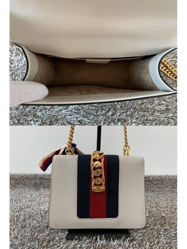 Mini cross chain gold plated Sylvie bag - GUCCI - BALAAN 5