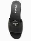 Women s Black Leather Slides 1XX7090052DL8 BPG - PRADA - BALAAN 3