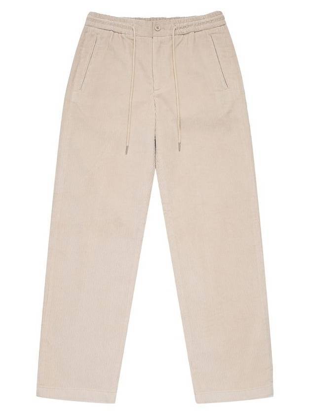 Corduroy String Wide Pants Ivory - SOLEW - BALAAN 1