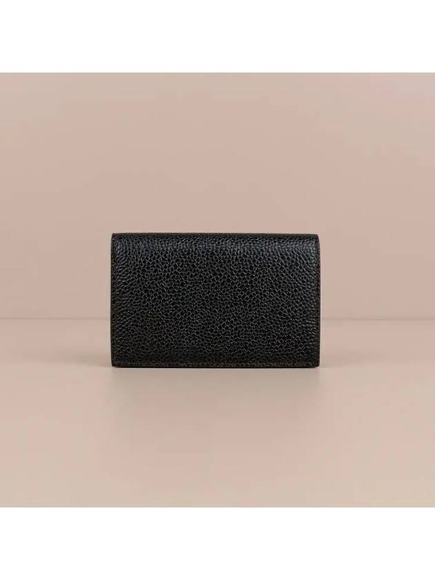 Flap card wallet black MAW037A 00198 001 - THOM BROWNE - BALAAN 1