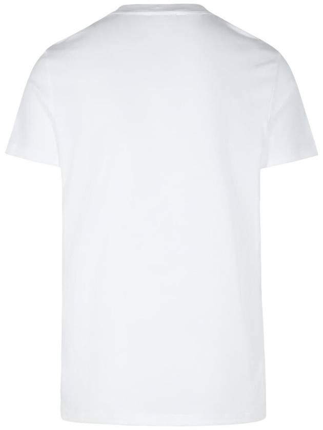 Balmain White Cotton T-Shirt - BALMAIN - BALAAN 3