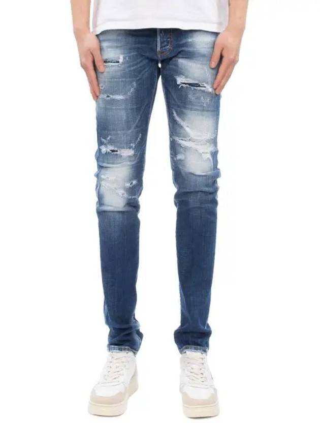 Men's Cool Guy Destroy Jeans Blue - DSQUARED2 - BALAAN 3