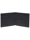 striped leather bifold wallet black - BALLY - BALAAN 5