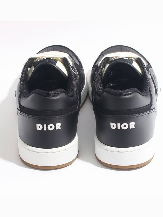 B27 Smooth Calfskin Low Top Sneakers Black - DIOR - BALAAN 4