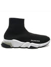 Speedrunner Clear Sole High Top Sneakers Black - BALENCIAGA - BALAAN 3