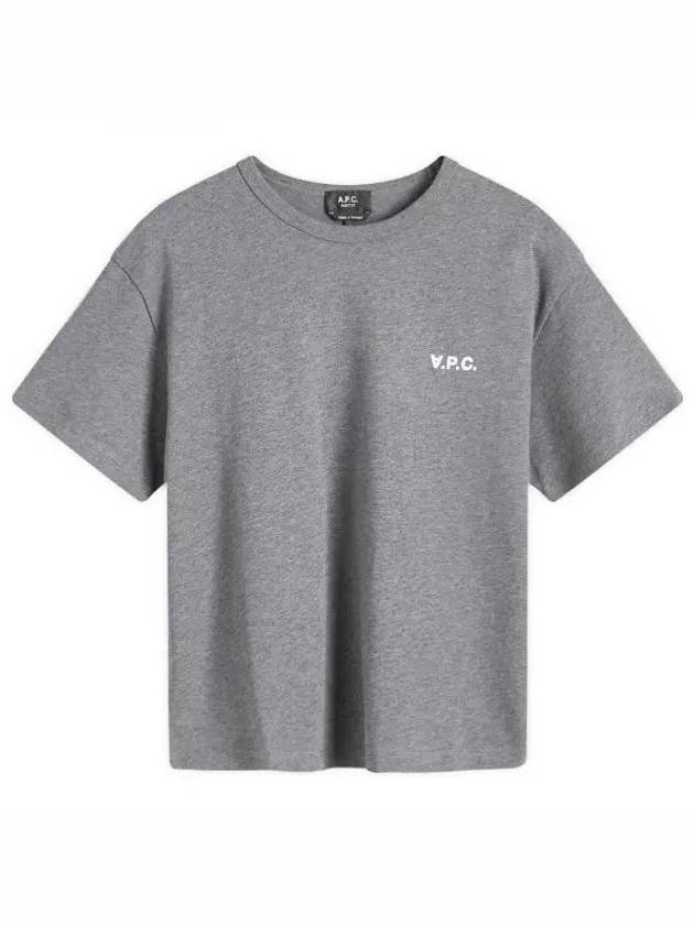 Boxy Micro Logo Short Sleeve T-Shirt Charcoal - A.P.C. - BALAAN 2