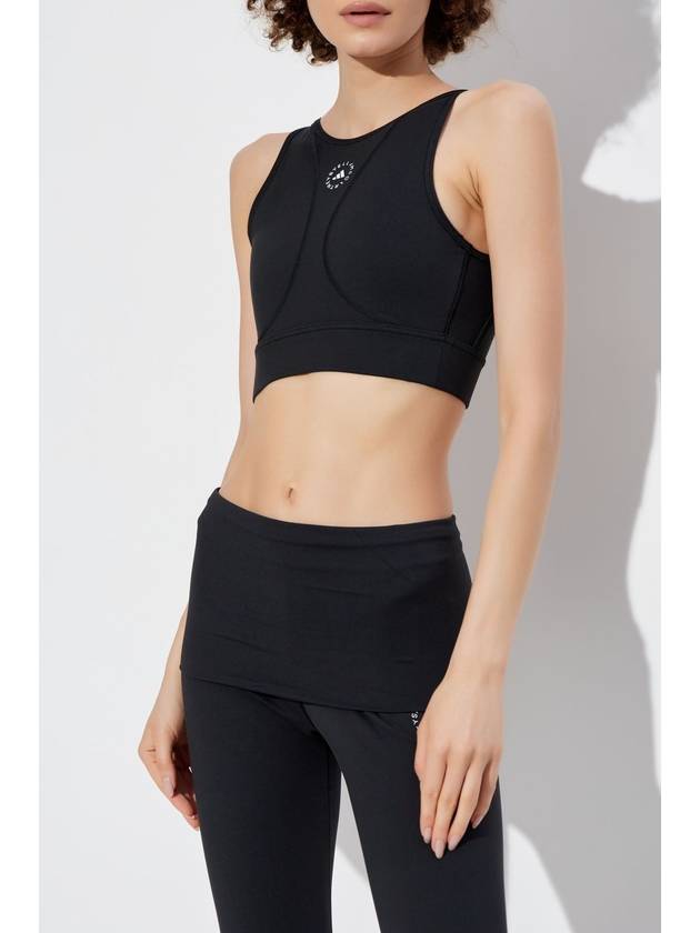 Women s By Stella McCartney True Strength Yoga Cropped Sleeveless Black - ADIDAS - BALAAN 4