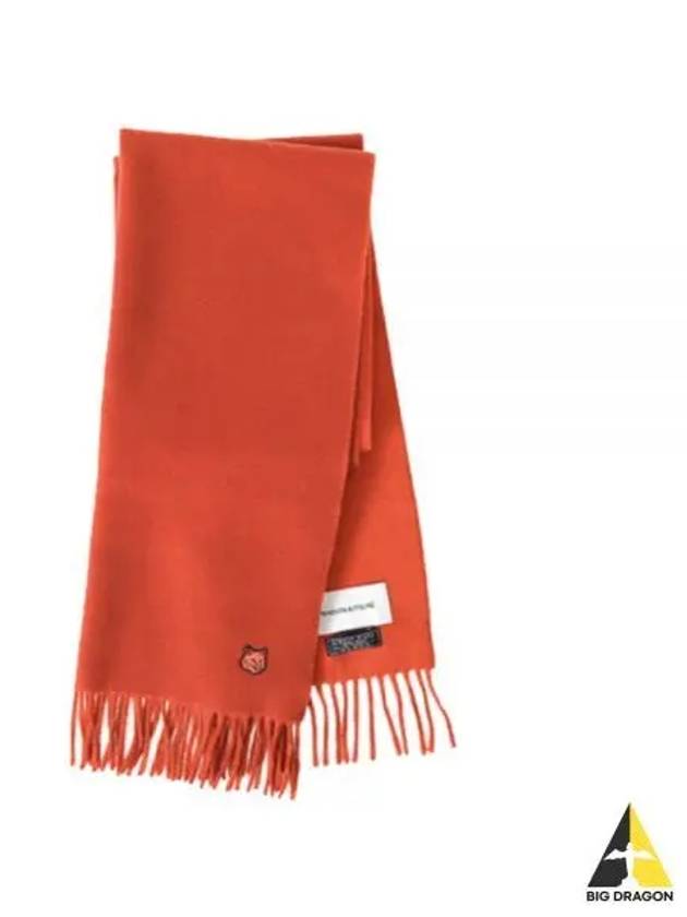 Bold Fox Head Patch Muffler Red - MAISON KITSUNE - BALAAN 2