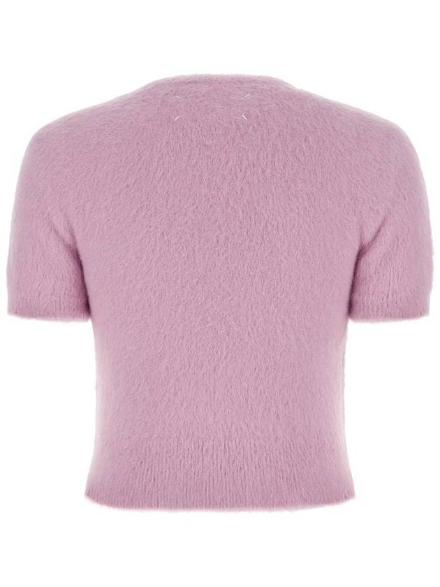 Crop Brushed Alpaca Knit Top Lilac - MAISON MARGIELA - BALAAN 3