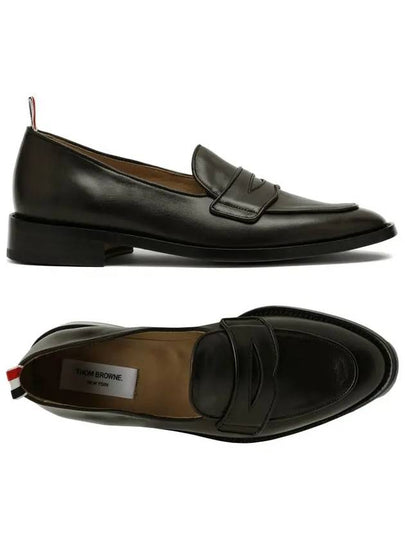 Grosgrain Loop Trim Loafers Brown - THOM BROWNE - BALAAN 2