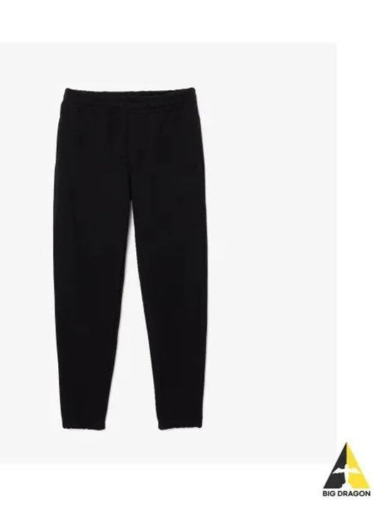 Women s Round Logo Sweatpants Black - LACOSTE - BALAAN 1