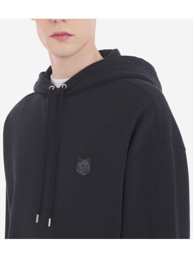 Bold Fox Head Patch Oversize Hoodie Black - MAISON KITSUNE - BALAAN 6