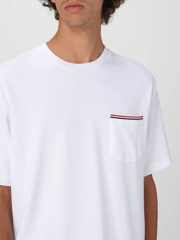 T-shirt di cotone Thom Browne - THOM BROWNE - BALAAN 5