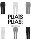 Pleated Basic Straight Pants Black - ISSEY MIYAKE - BALAAN 2