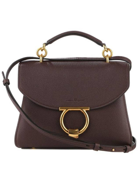 Ferragamo 21 H493 GANACHE BROWN 0758126 Women s MARGOT shoulder bag - SALVATORE FERRAGAMO - BALAAN 1