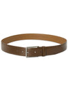 Logo Leather Belt Brown - HUGO BOSS - BALAAN 3