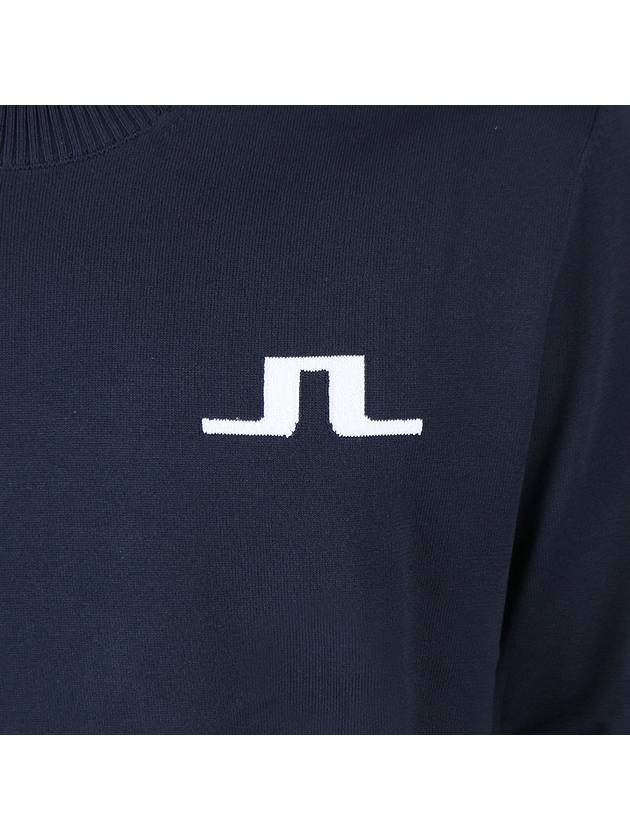 Gus Logo Regular Fit Knit Top Navy - J.LINDEBERG - BALAAN 7