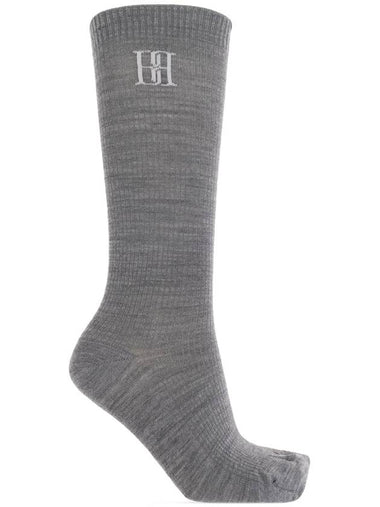 By Malene Birger Wool Socks, Women's, Grey - BY MALENE BIRGER - BALAAN 1