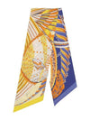 Fish Print Silk Scarf Yellow - SALVATORE FERRAGAMO - BALAAN 1