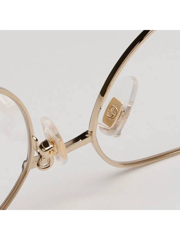 Eyewear Optical Round Metal Eyeglasses Black Gold - GUCCI - BALAAN 11