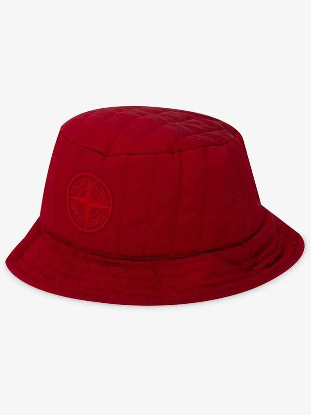 Nylon Metal Econyl Regenerated Nylon Bucket Hat Red - STONE ISLAND - BALAAN 3