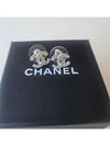 Women s Classic CC Logo Crystal Stud Earrings Silver - CHANEL - BALAAN 9