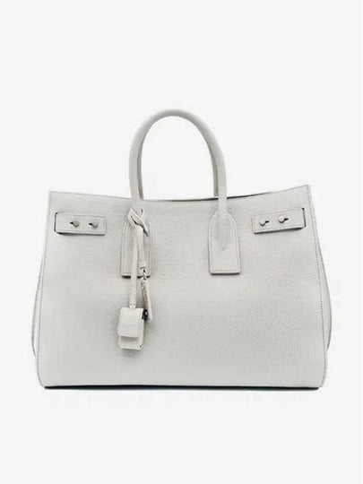 Sac De Jour Medium Shoulder Bag Grey - SAINT LAURENT - BALAAN 2