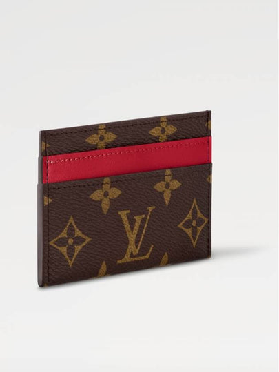 Card Wallet Double Holder Monogram Sari Red M12840 - LOUIS VUITTON - BALAAN 2