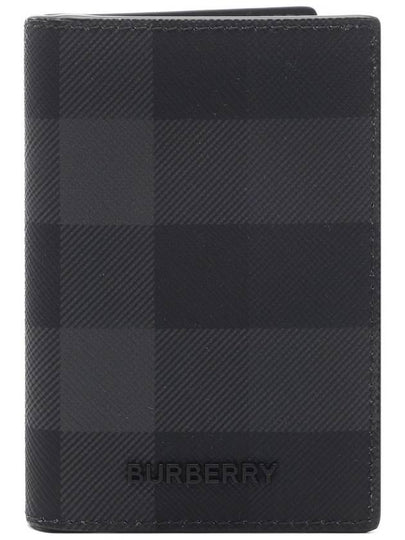 Check Half Card Wallet Grey - BURBERRY - BALAAN 2