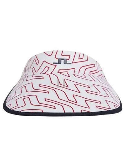 Alba Print Visor Red White - J.LINDEBERG - BALAAN 2