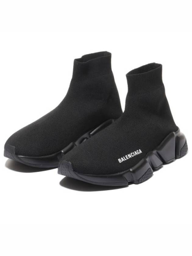 Speed ​​Recycle Knit High Top Sneakers Black - BALENCIAGA - BALAAN 2