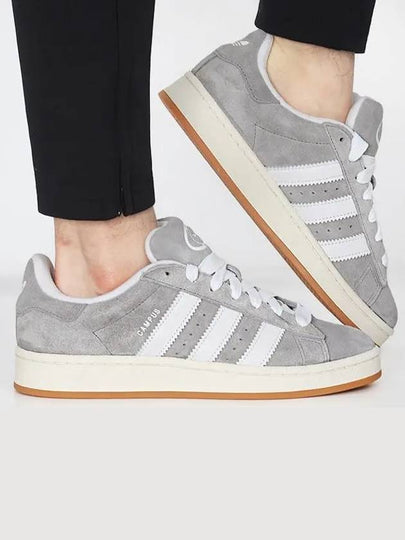 Campus 00s Suede Low Top Sneakers Grey - ADIDAS - BALAAN 2