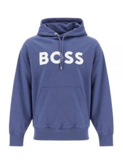 Sullivan Logo Hoodie Blue - HUGO BOSS - BALAAN 2