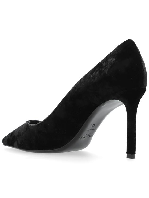 Jimmy Choo Velvet Stilettos ‘Romy’, Women's, Black - JIMMY CHOO - BALAAN 5