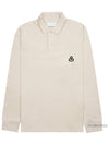 Anafikolo Embroidery Logo Long Sleeve Polo Shirt Ivory - ISABEL MARANT - BALAAN 1