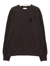 Men's Mike Logo Sweatshirt Dark Brown - ISABEL MARANT - BALAAN 3