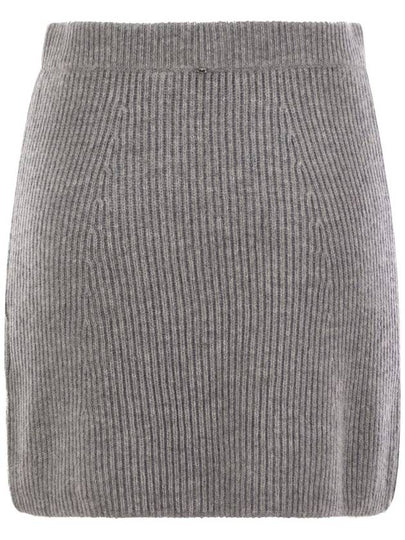 TEIERA - Ribbed knit miniskirt - MAX MARA SPORTMAX - BALAAN 2