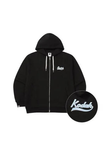 KODAK Apparel Big Logo Hood Zip up BLACK - KODO - BALAAN 1