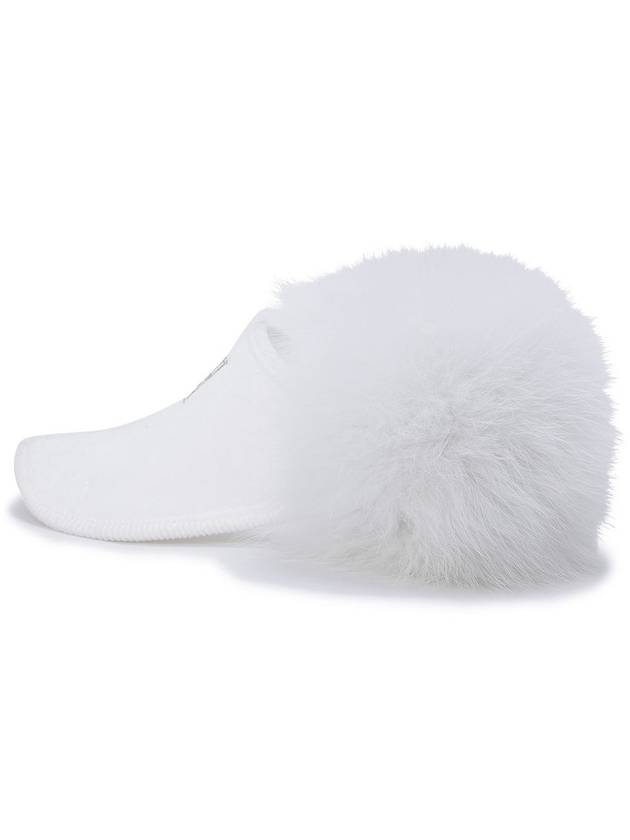 Official W REAL FUR SNOW WINTER VISOR OW - ANEWGOLF - BALAAN 3