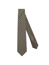 Monogram GG Logo Silk Tie Beige - GUCCI - BALAAN 1