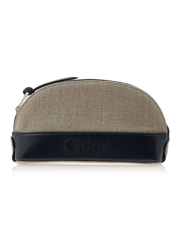 WoMen's Sense Pouch Bag Beige Black - CHLOE - BALAAN 2