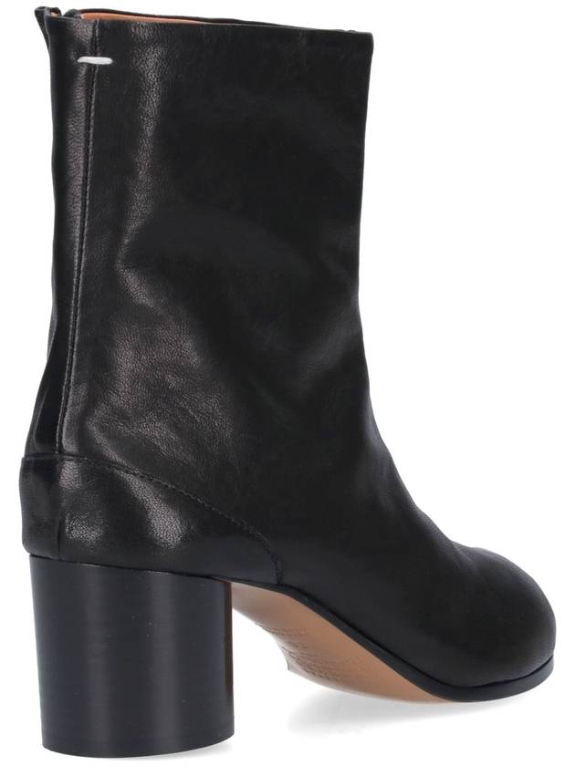 Tabi Lambskin Ankle Middle Boots Black - MAISON MARGIELA - BALAAN 5