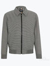 Green Slim fit jacket in a houndstooth wool blend 50521771 001 - HUGO BOSS - BALAAN 2