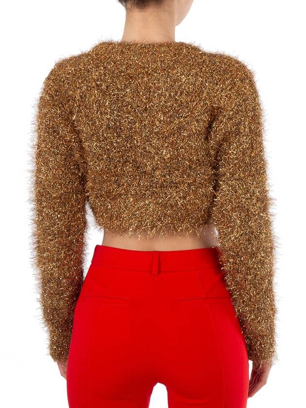 Filles A Papa Ladies Gold Fap Knit Tinsel Sweater, Brand Size 0 (X-Small) - FILLES A PAPA - BALAAN 3