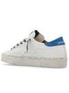 Women's Hi Star Blue Tab Nappa Leather Low Top Sneakers White - GOLDEN GOOSE - BALAAN 3