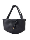 Intreciato Bulb Tote Bag Black - BOTTEGA VENETA - BALAAN 1