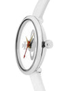 Metal Round Leather Watch White - VIVIENNE WESTWOOD - BALAAN 4