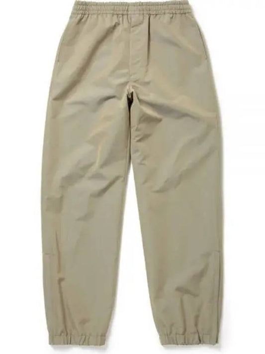 FINX POLYESTER CHAMBRAY PANTS OLIVE KHAKI A23AP03FP FINX polyester chambray pants - AURALEE - BALAAN 1