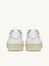 Medalist Leather Low Top Sneakers White - AUTRY - BALAAN 4